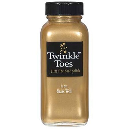 Peticare TP0555 4 oz Toes Satin Hoof Polish - Gold PE3716894